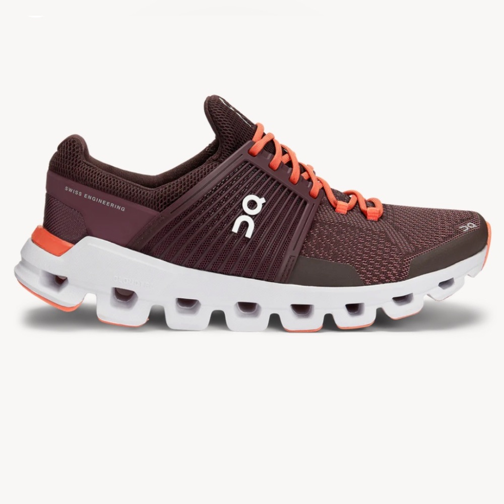 On Running Women’s Plum /dawn Running shoes lace up cloudswift mesh Sneakers 9.5 - Picture 3 of 14